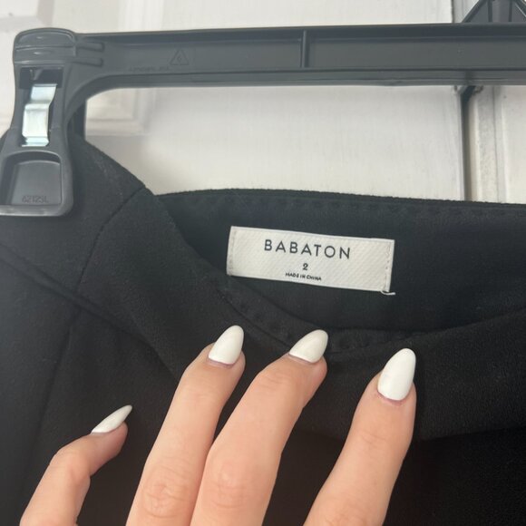 Aritzia Babaton Classic Black Mini Skirt - Picture 2 of 2